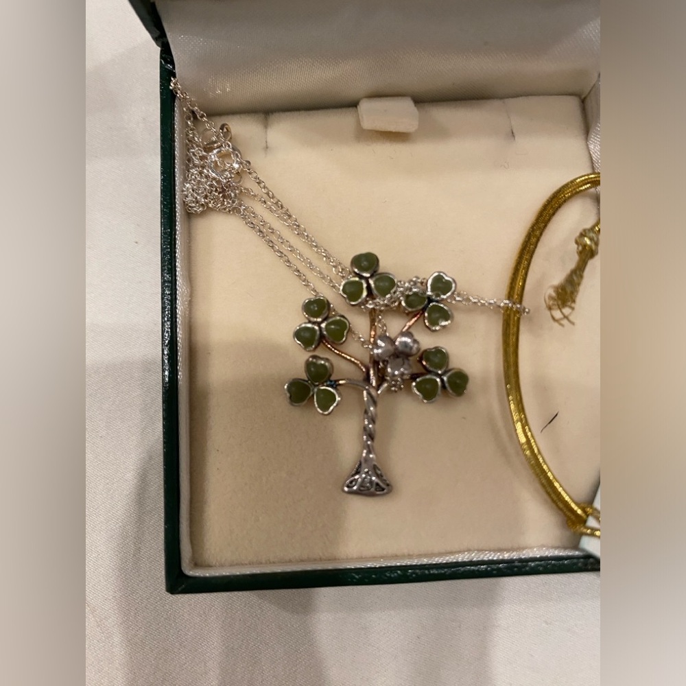 Connemara Marble tree necklace